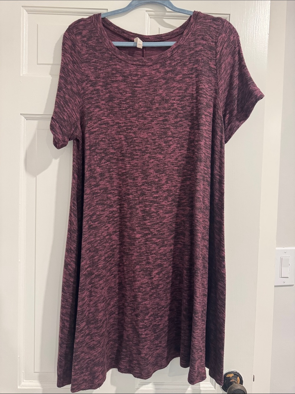 Gilli Heathered Plum Mini Dress
